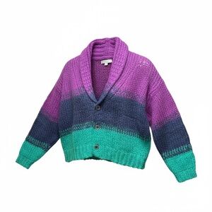 Spiritual Gangster Royce Stripe Cardigan Large